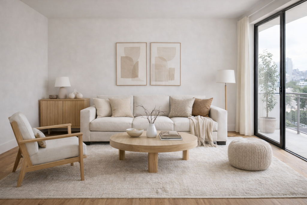 Scandinavian Living Room Interior Design Style