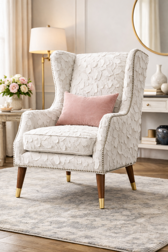 Wing back chair 2